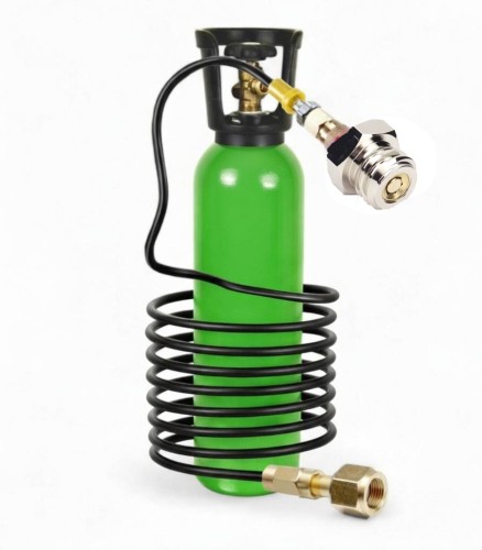 Zestaw Butla CO2 5L 3,75 kg + przewód 250 cm TR21/4 do Sodastream Philips Brita Dafi