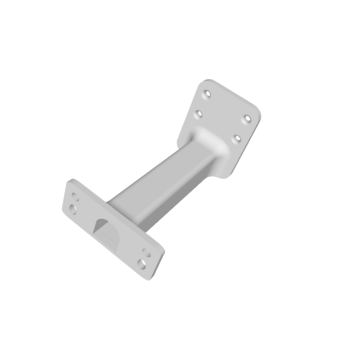 Przedłużka 15cm zamontowana z kamerą HEELLY PRO GUARD ALARM