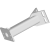 Wieszak Uchwyt Narożnikowy z Puszką do Kamery AURONIS DP-02  15 cm  Wytrzymałe Tworzywo PET.png