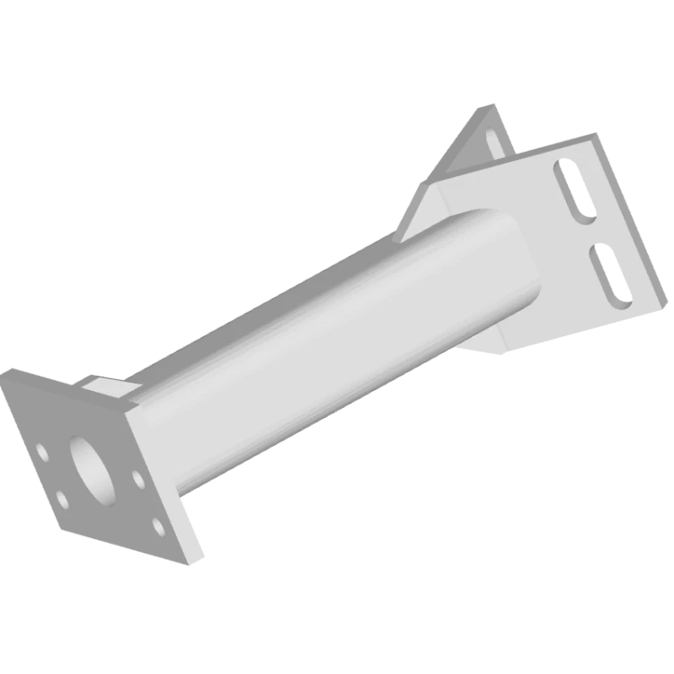 Wieszak Uchwyt Narożnikowy z Puszką do Kamery AURONIS DP-02  15 cm  Wytrzymałe Tworzywo PET.png