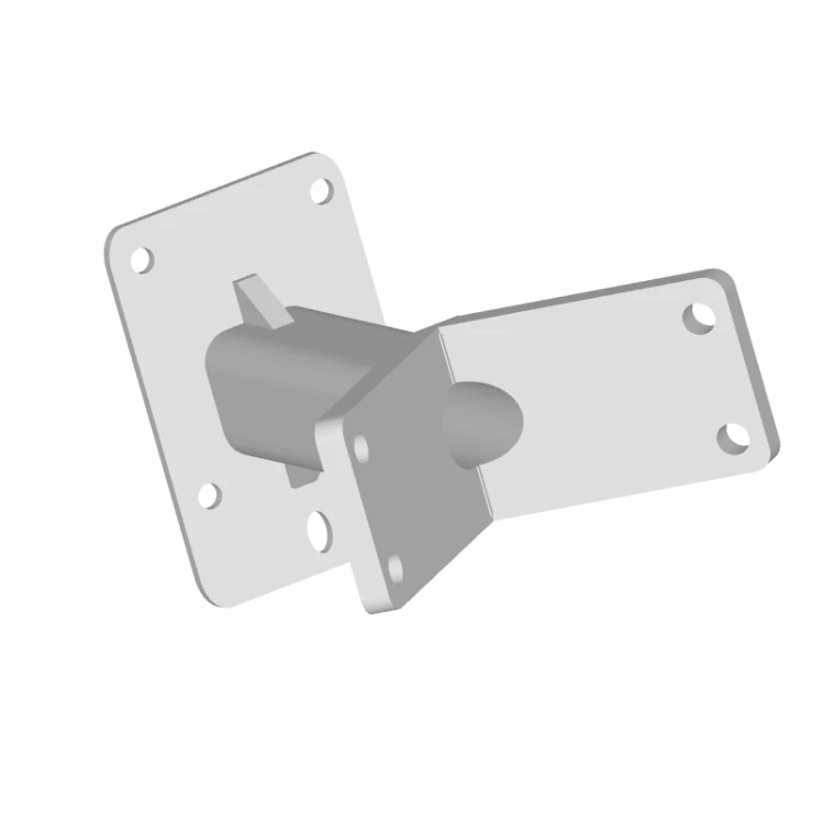 Uchwyt MaxGP Narożny Wieszak z Puszką do Kamer TP-Link Tapo C645  C610 KIT  Tworzywo PET-G (Odporne na UV).png