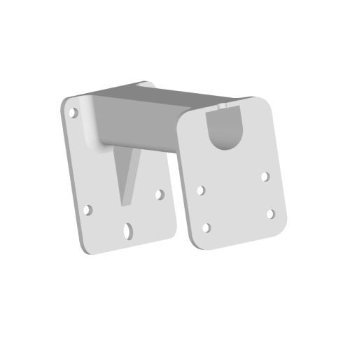 Uchwyt Prosty Dystansowy 15 cm z Puszką do Kamer TP-Link Tapo C645  C610 KIT  Tworzywo.png