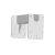 Uchwyt MaxGP Prosty Dystansowy 15 cm z Puszką do Kamer TP-Link Tapo C645  C610 KIT  Tworzywo PET-G.png