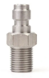 Szybkozłączka męska PCP 8mm - 1/8 Bsp do paintball i airsoft, solidne połączenie