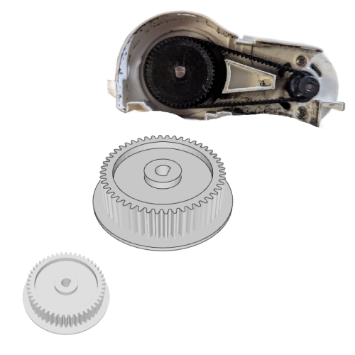 Zebatka do Xiaomi G10 odkurzacz Bruschhead.png