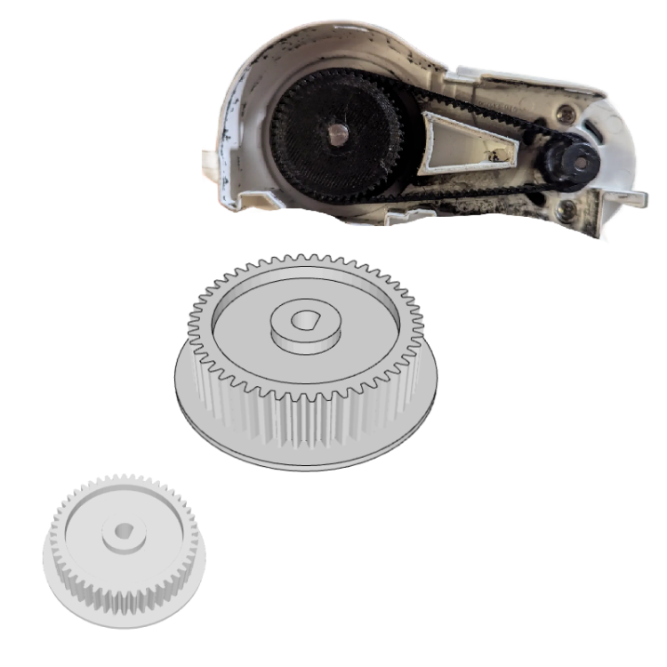 Zebatka do Xiaomi G10 odkurzacz Bruschhead.png