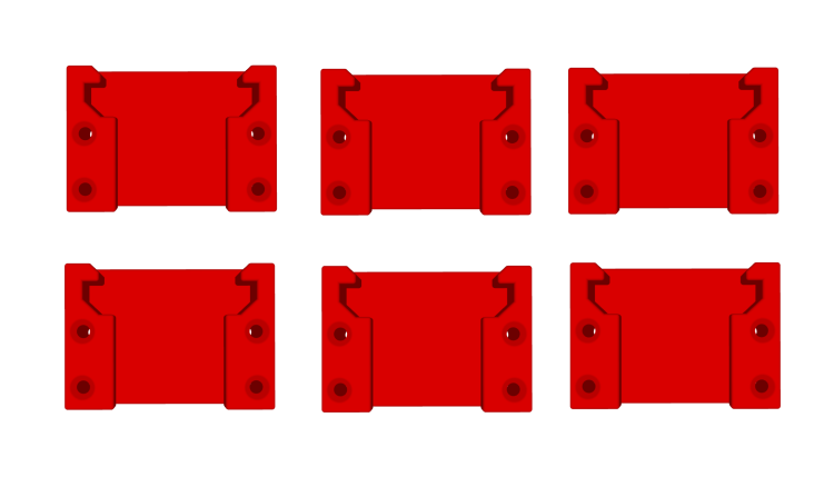 Uchwyt _ Wieszak _ Mocowanie 6szt na Baterie Milwaukee M18.png