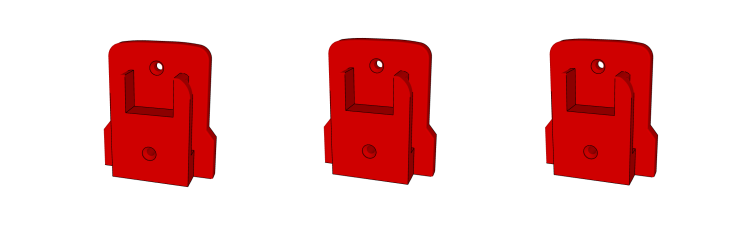 Uchwyt 3szt Pasuje do elektronarzędzi Milwaukee M18 – Wieszak, Mocowanie na ścianę, Organizer warsztatowy.png
