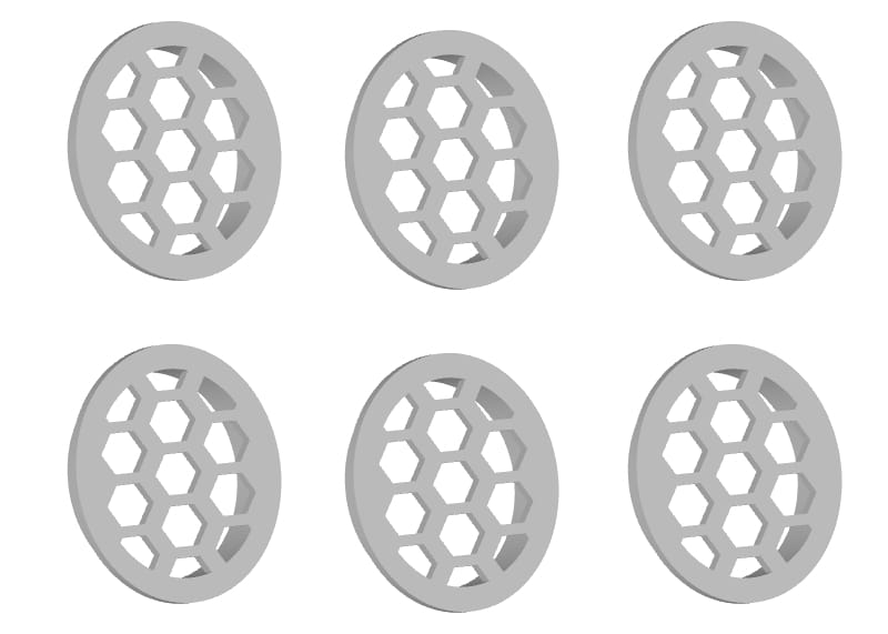 6szt KRATKA WENTYLACYJNA DO MEBLI FI44MM BIAŁA ZESTAW  SZT PLASTER MIODU.jpg